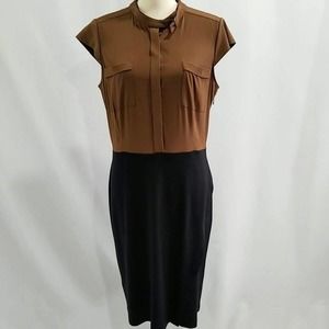 Banana Republic Two Tone Short Sleeve Dress- Sz 12
